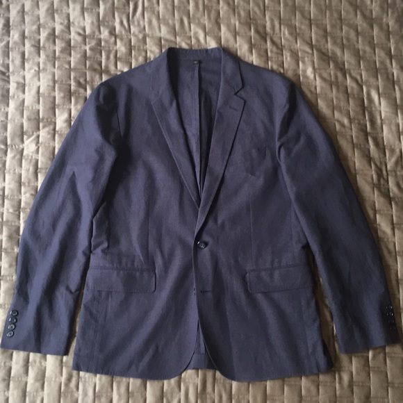 mens unlined linen blazer